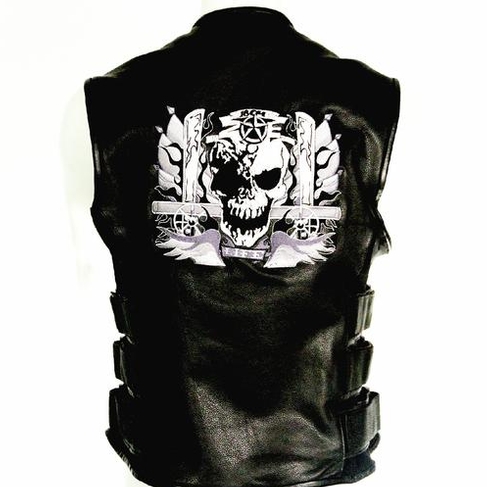 Black Leather Vest (SOLD OUT)